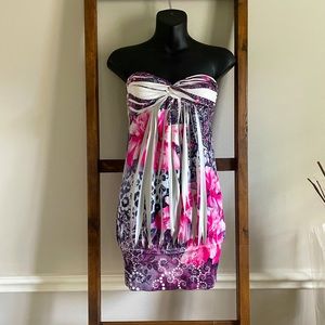 Night out floral dress (includes strap hooks)